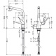 Фото Смеситель для кухни hansgrohe Metris M71, 320, 1jet 14888000 с запорным вентилем, хром