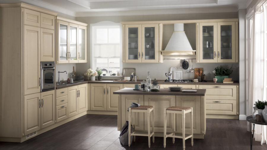 Фото Кухня Scavolini Madelein прямая 330 см