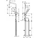 Фото Смеситель для кухни hansgrohe Metris M71, 320, 2jet 73801800 с вытяжным душем, сталь