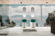 Фото Раковина Abber Kristall 45 AT2701White-Aquamarin-H