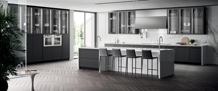 Фото Кухня Scavolini Carattere прямая 300 см