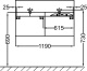 Фото Тумба под раковину 120 см Jacob Delafon Terrace EB1188-M49-M49, белый матовый