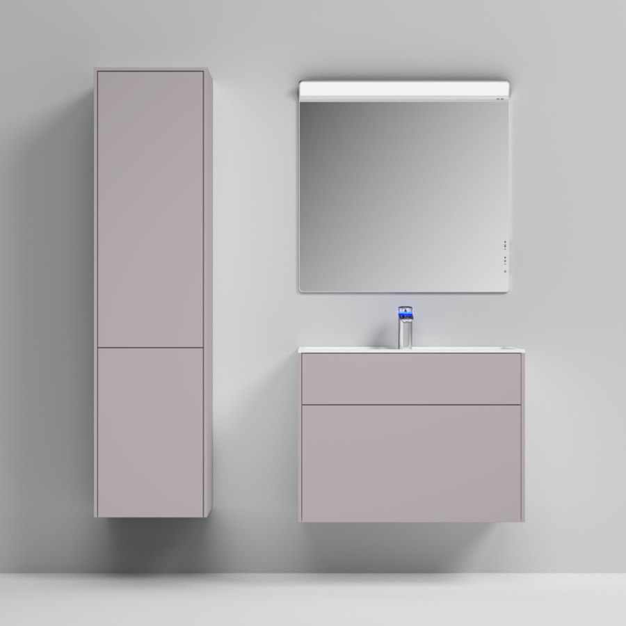 Фото Тумба под раковину AM.PM Inspire V2.0 M50AFHX0803EGM 80 см серый матовый