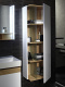 Фото Шкаф-пенал Jacob Delafon Terrace 50 EB1179G-274, Черный Лак