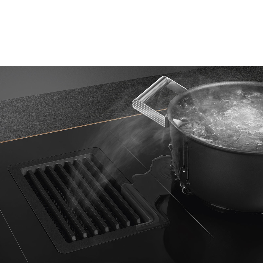 Фото Варочная панель с вытяжкой Smeg HOBD682R1