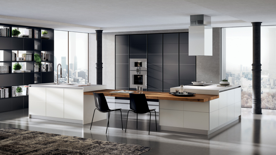 Фото Кухня Scavolini Tetrix прямая 300 см