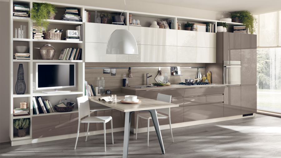 Фото Кухня Scavolini Motus угловая с островом