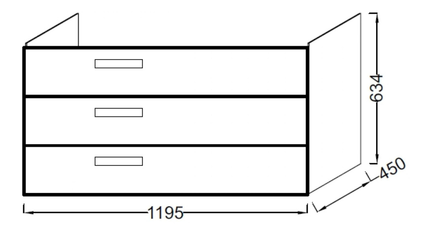Фото Тумба под раковину 120 см Jacob Delafon Rythmik EB1311-G1C белый