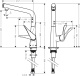 Фото Смеситель для кухни hansgrohe METRIS 14883800