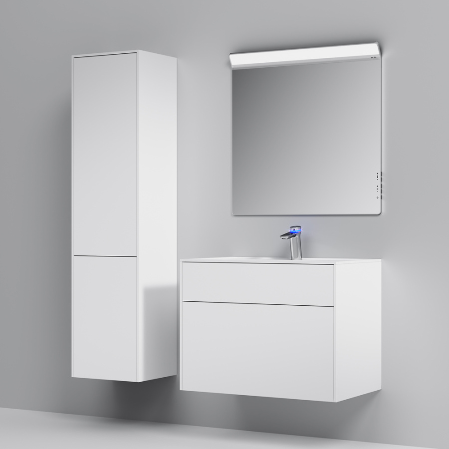 Фото Тумба под раковину AM.PM Inspire V2.0 M50AFHX0803WM 80 см белый матовый