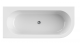 Фото Акриловая ванна Cezares Slim 180 SLIM CORNER-180-80-60-L-W37-SET