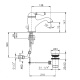 Фото Смеситель для биде Nicolazzi Petit M.Blanc 3403BZ76