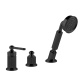Фото Смеситель для ванны Gessi Venti 20 65043#299 черный матовый