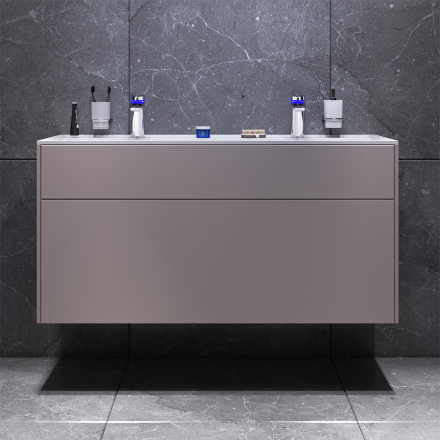 Фото Тумба под раковину AM.PM Inspire V2.0 M50AFHX1203EGM 120 см серый матовый