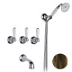 Фото Смеситель для душа Nicolazzi Petit Mont Blanc 1403DB78 бронза