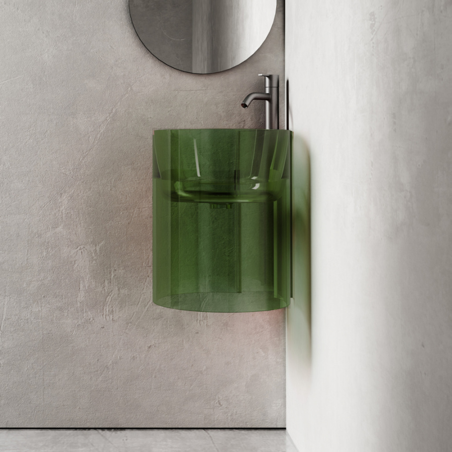 Фото Раковина Abber Kristall 42,2 AT2705Emerald зеленый