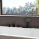 Фото Смеситель для ванны hansgrohe Vivenis 75444670 матовый чёрный
