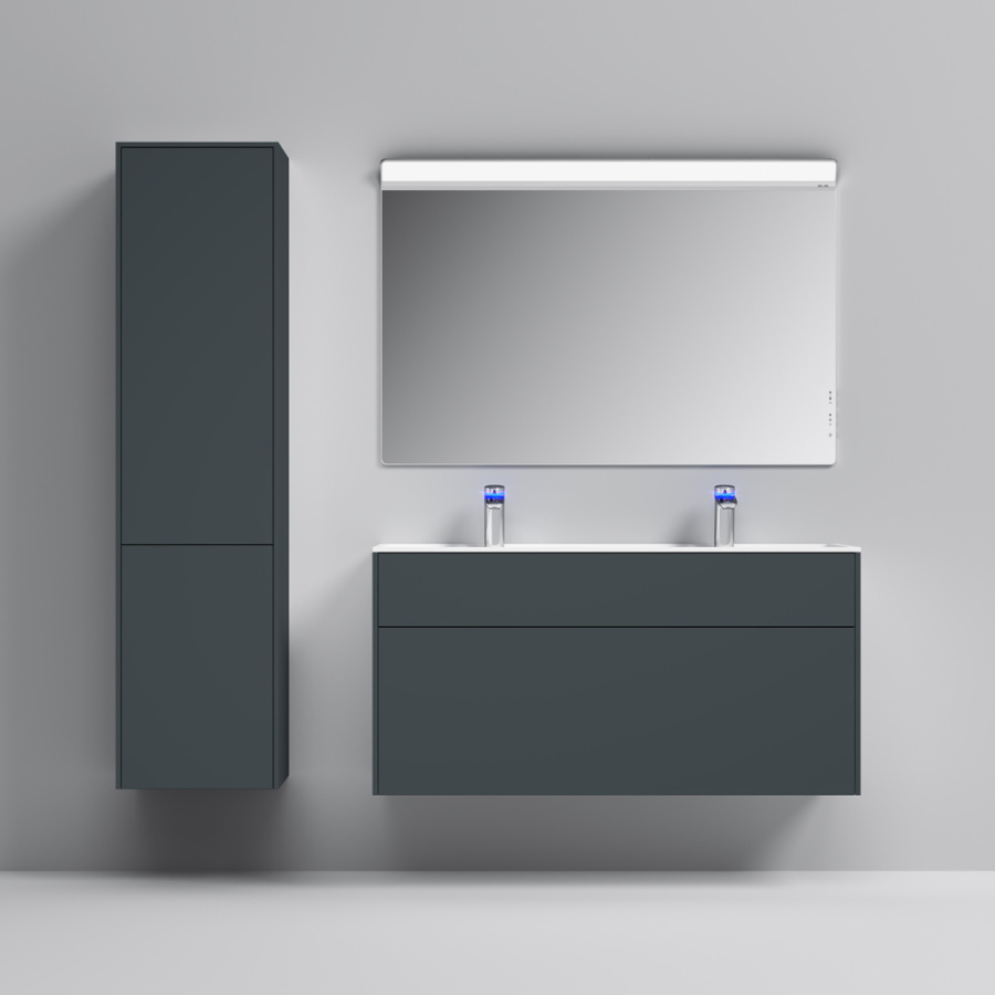 Фото Тумба под раковину AM.PM Inspire V2.0 M50AFHX1203GM 120 см графит матовый