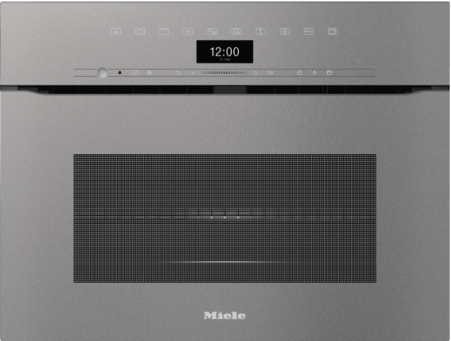 Фото Встраиваемый духовой шкаф с СВЧ Miele H 7440 BMX GRGR