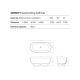 Фото Отдельностоящая ванна Dea Design Edge 160x75x56 DD8919 1600 18 белый
