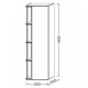 Фото Шкаф-пенал Jacob Delafon Jacob Terrace 50 (EB1179D-G1C) белый