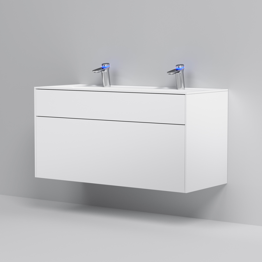 Фото Тумба под раковину AM.PM Inspire V2.0 M50AFHX1203WM 120 см белый матовый