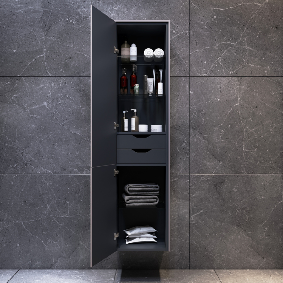 Фото Шкаф-пенал AM.PM Inspire V2.0 M50ACHX0406EGM 40 серый матовый