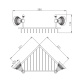 Фото Полочка Nicolazzi Impero 1495GO36 золото