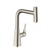 Фото Смеситель для кухонной мойки hansgrohe Metris Select 14857800 сталь