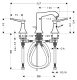 Фото Смеситель для раковины hansgrohe Metris Classic 31073000
