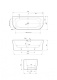 Фото Акриловая ванна Cezares Metauro 180х80 METAURO-INT-Wall-180-80-60-G-W-MATT серый