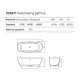 Фото Отдельностоящая ванна Dea Design Edge 170x72x56 DD8671 1700 16 чёрный