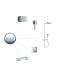 Фото Термостат hansgrohe ShowerSelect 15763670, на 2 выхода