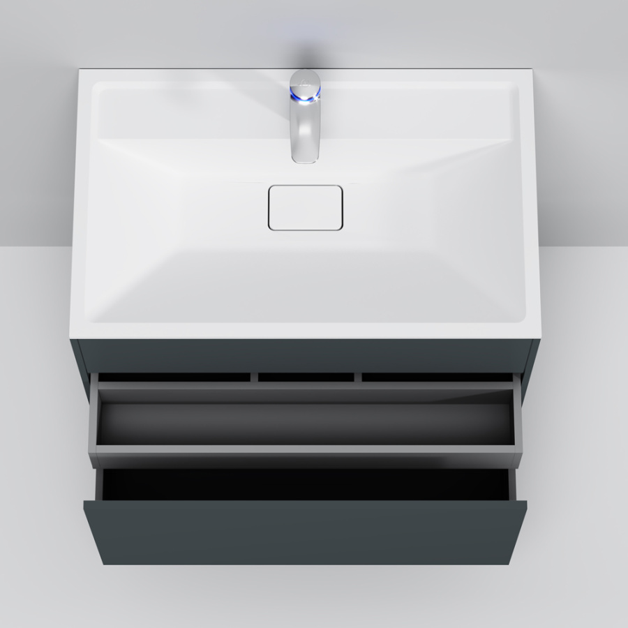 Фото Тумба под раковину AM.PM Inspire V2.0 M50AFHX0803GM 80 см графит матовый