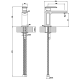 Фото Смеситель для раковины Gessi Eleganza 46002#080 золото