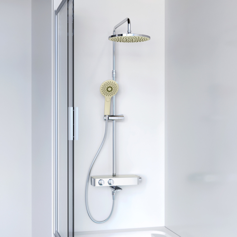 Фото Комплект ванны AM.PM Inspire V2.0 180x80 WK52EB с душевой системой и аксессуарами