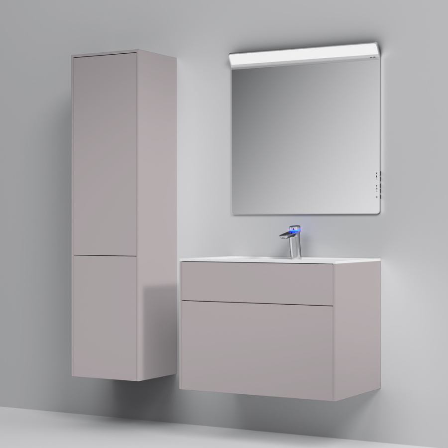 Фото Тумба под раковину AM.PM Inspire V2.0 M50AFHX0803EGM 80 см серый матовый
