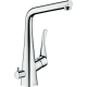 Фото Смеситель для кухни hansgrohe Metris M71, 320, 1jet 14888000 с запорным вентилем, хром
