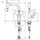 Фото Смеситель для кухонной мойки hansgrohe Metris 14834000