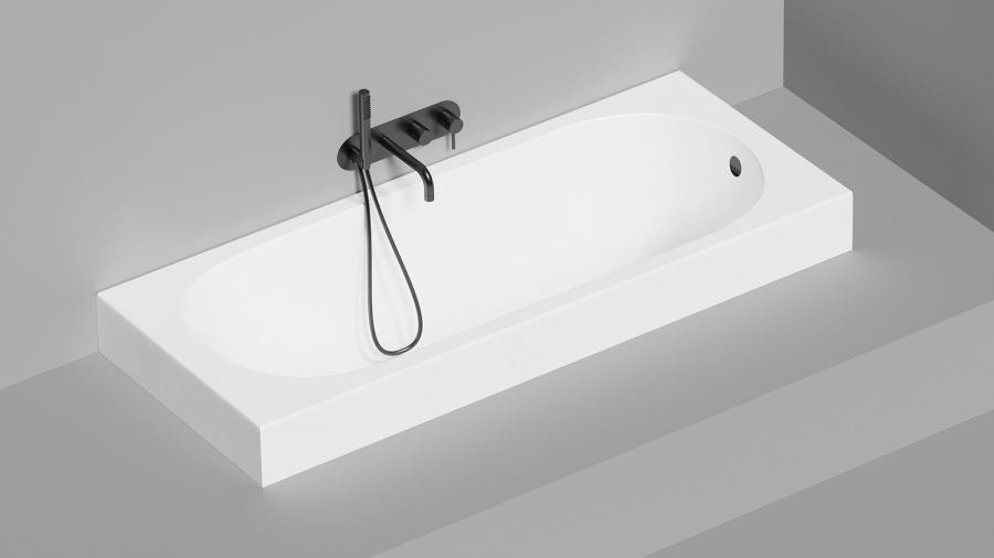 Фото Ванна из литьевого мрамора Salini Ornella 160x70 102326M белая матовая