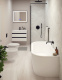 Фото Акриловая ванна Cezares Slim 180 SLIM WALL-180-80-60-W37-SET