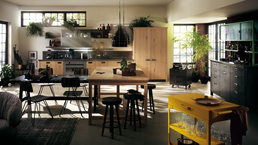 Фото Кухня Scavolini Diesel прямая 444 см