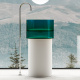 Фото Раковина Abber Kristall 45 AT2701White-Aquamarin-H