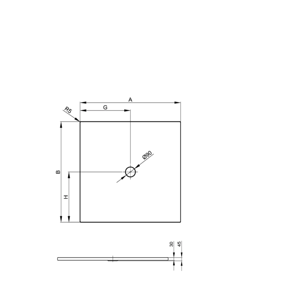 Фото Душевой поддон Bette Floor 110x100 8735-004AE эдельвейс
