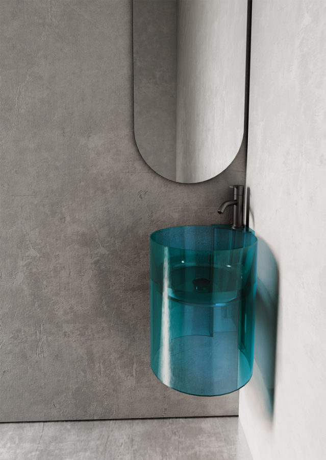 Фото Раковина Abber Kristall 42,2 AT2705Aquamarin бирюзовый
