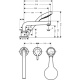 Фото Смеситель на край ванны hansgrohe Talis S 72416000, на 3 отверстия