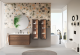 Фото Тумба с раковиной Vitra Metropole Edge 120 67157 грецкий орех