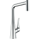 Фото Смеситель для кухни hansgrohe Metris M71, 320, 2jet 73801000 с вытяжным душем, хром