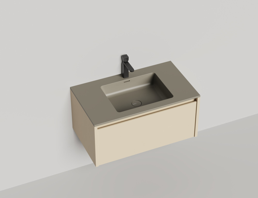 Фото Тумба с раковиной Salini Domino Onda Plus 80 27D108ON RAL
