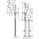 Фото Смеситель для кухни hansgrohe Metris Select M71, 240, 2jet, sBox 73817000 с вытяжным душем, хром